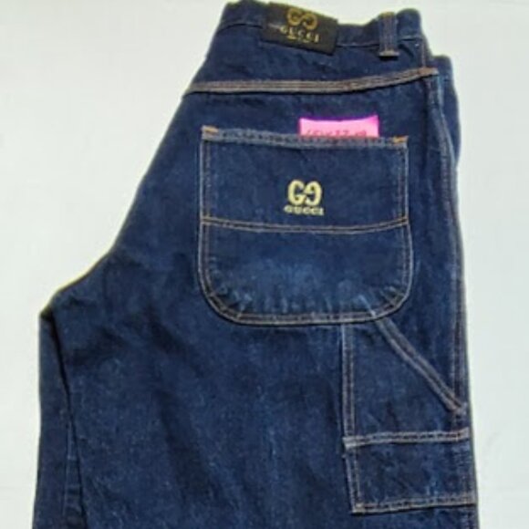 GUCCI MEN'S 40X32X9 BAGGY JEANS - Picture 2 of 8